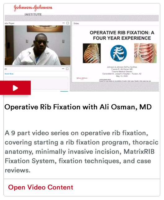 Operative Rib Fixation Image