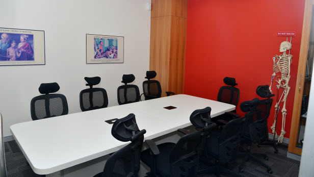 Conference Room in the Johnson & Johnson Institute facility location in Chennai, India.