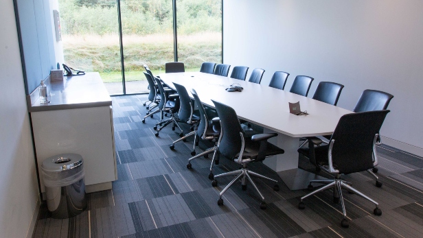 Ultra Violet and Infrared conference rooms located in Johnson & Johnson Institute in Wokingham, United Kingdom