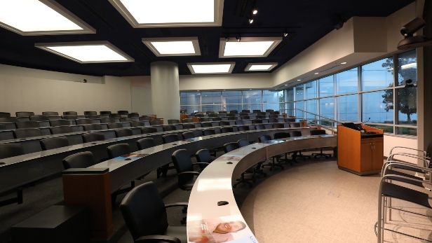 Sullins Auditorium located in the Johnson & Johnson Institute facility in Jacksonville, FL.