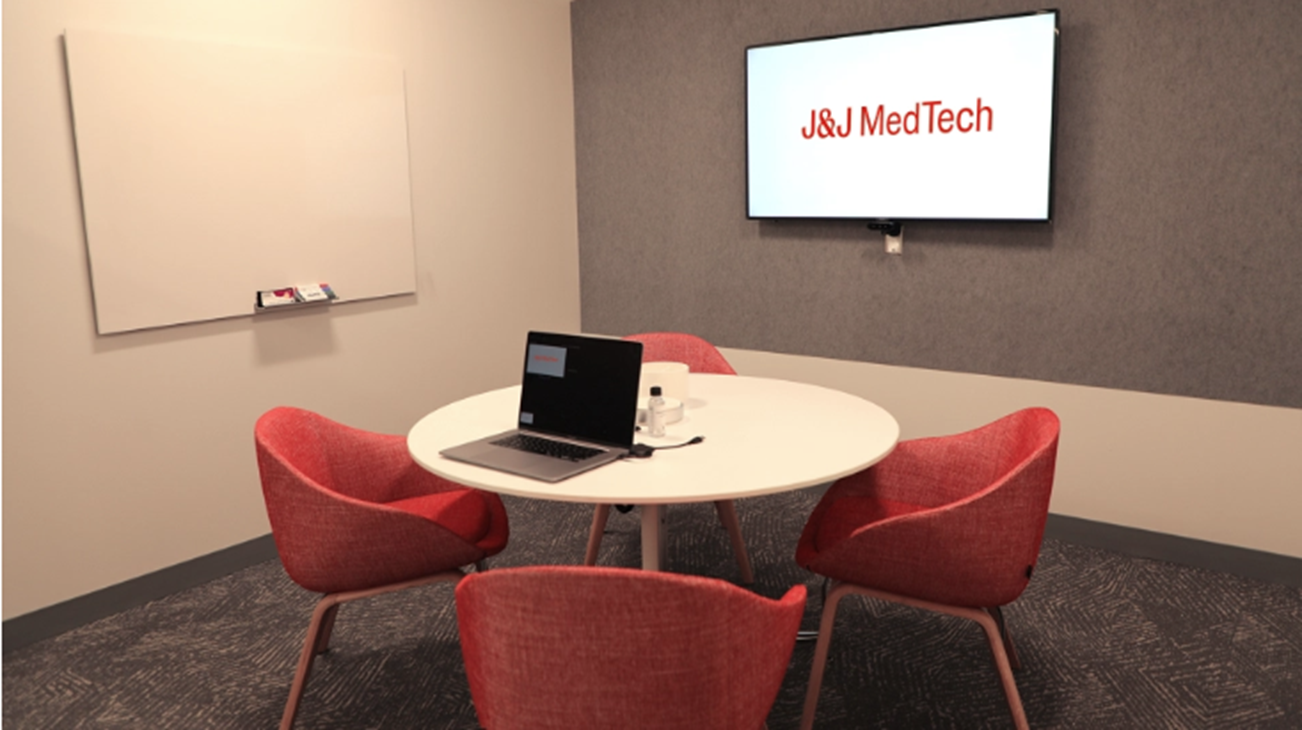 Harmony conference room located in the Johnson & Johnson Institute facility in Raritan, New Jersey.