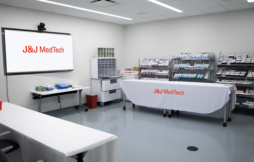 Monica Zealand Hill dry lab located in the Johnson & Johnson Institute Raritan, New Jersey facility.