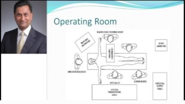 of a slide from Exposures in Anterior and Lateral Spine Surgery with Amit Patel, MD