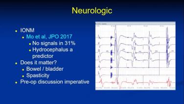 Slide from Avoiding Complications in Neuromuscular Scoliosis with Amer Samdani, MD