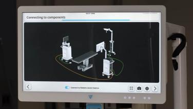VELYS Machines on a monitor from VELYS™ Spine System