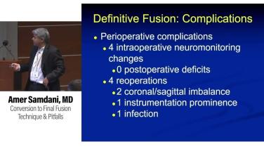 slide from Conversion to Final Fusion with Amer Samdani MD